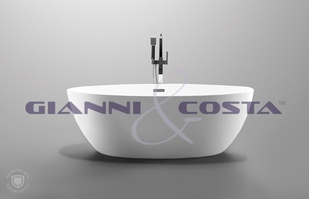 Acrylic Free Standing Bath Tub Model Isola GC6834 1750mm