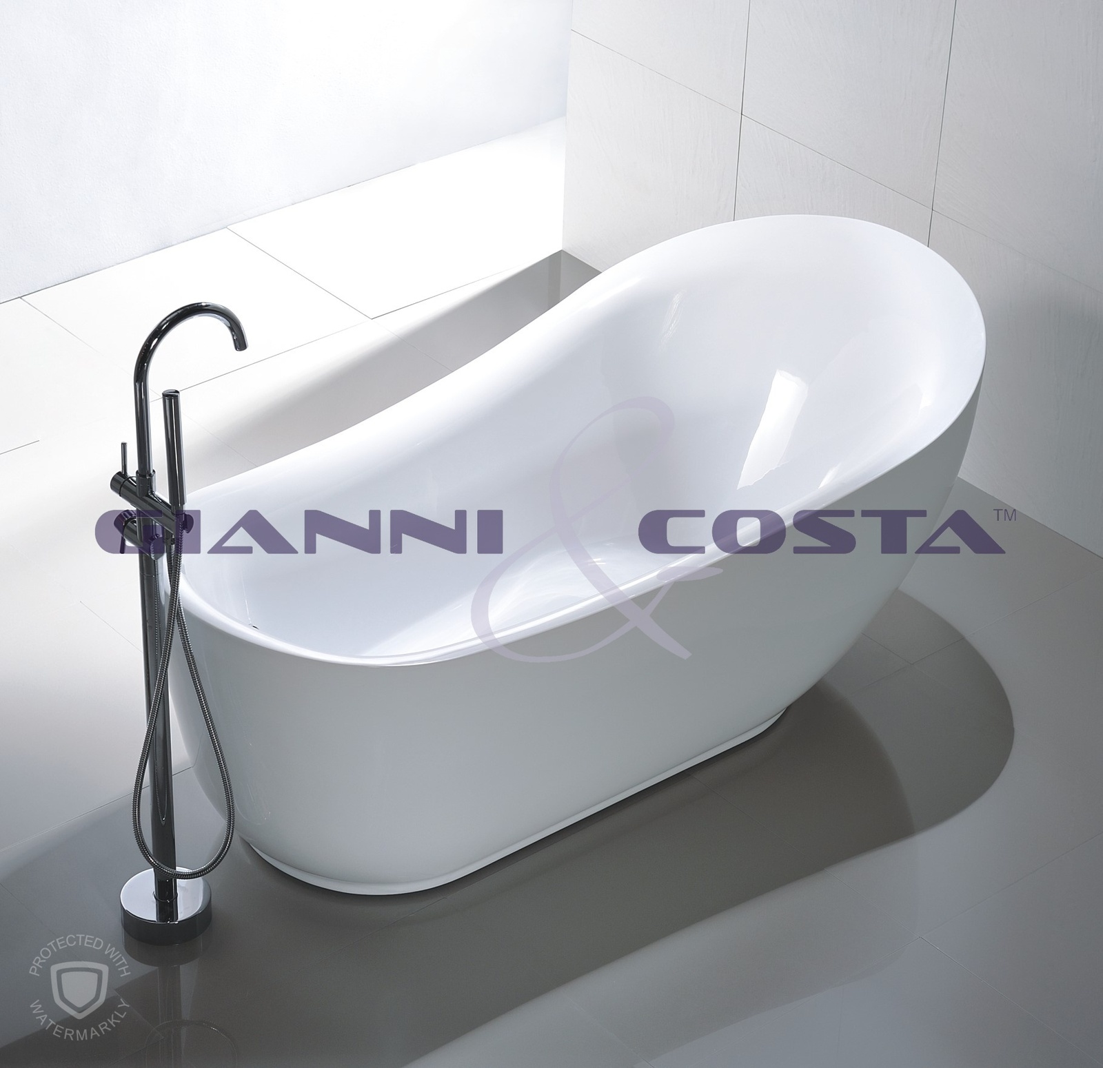 Acrylic Free Standing Bath Tub Model Helio GC6512 1800mm