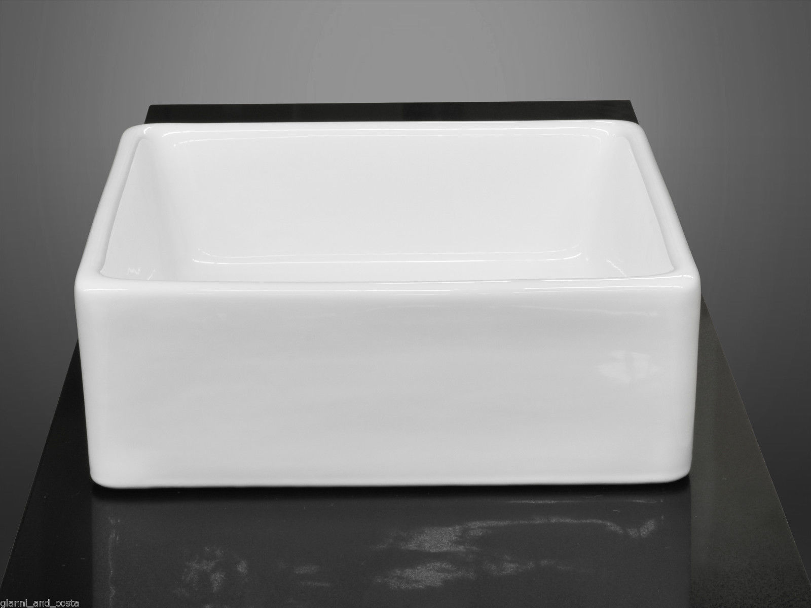 CERAMIC square ABOVE COUNTER TOP BASIN FOR VANITY INCLUDES POP UP WASTE