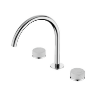 Bench Mounted Bath/Kitchen Set Arc Spout With Carrara Handle | Serenity