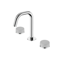 Bench Mounted Basin Set Edge Spout With Carrara Handle | Serenity