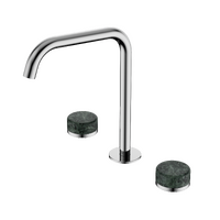 Bench Mounted Bath/Kitchen Set Edge Spout With Verde Alpi Handle | Serenity