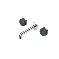 Wall Mounted Basin Set 160mm Spout With Verde Alpi Handle | Serenity