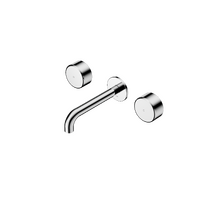 Wall Mounted Basin Set 185mm Spout With Metal Handle | Serenity