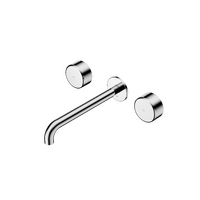 Wall Mounted Basin Set 220mm Spout With Metal Handle | Serenity