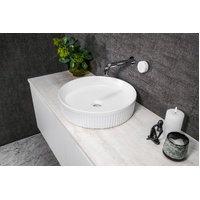 Round - Ceramic Above Counter Top Basin GC465 | Pop Up Waste