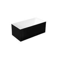 Acrylic Free Standing Bath Tub - Black - Model Santina 1500/1700 mm Available