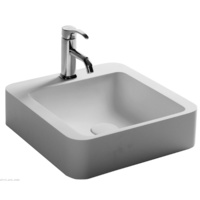  ABOVE COUNTER BASIN VANITY - STONE - SOLID SURFACE