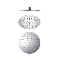 250mm Round Stainless Steel Shower Head 4 Star Rating | G&C