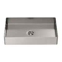 Rectangle - 550mm Stainless Steel Basin | Opal