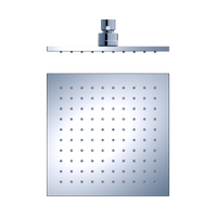 200mm Square Solid Brass Shower Head 