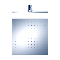 250mm Square Solid Brass Shower Head