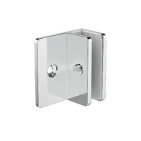 Shower F Bracket 10mm Glass
