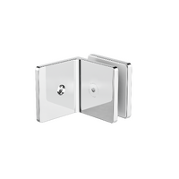 90 Degree Glass To Wall Bracket 10mm Glass