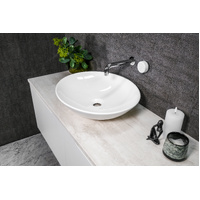 Round - Ceramic Above Counter Top Basin RB40 | Pop Up Waste