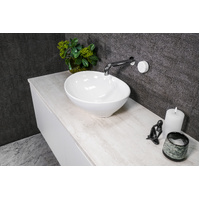 Oval - Ceramic Above Counter Top Basin RB43 | Pop Up Waste