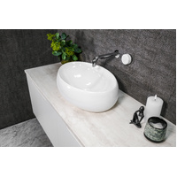 Oval - Ceramic Above Counter Top Basin RB46 | Pop Up Waste