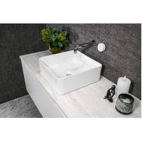Square - Ceramic Above Counter Top Basin RB63 | Pop Up Waste