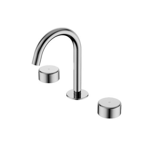 Bench Mounted Basin Set Arc Spout With Metal Handle | Serenity