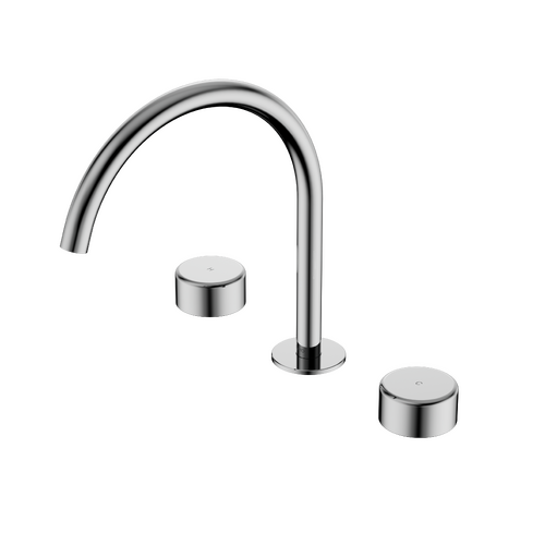 Bench Mounted Bath/Kitchen Set Arc Spout With Metal Handle | Serenity