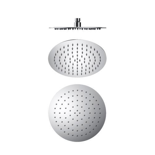 250mm Round Stainless Steel Shower Head 4 Star Rating | G&C