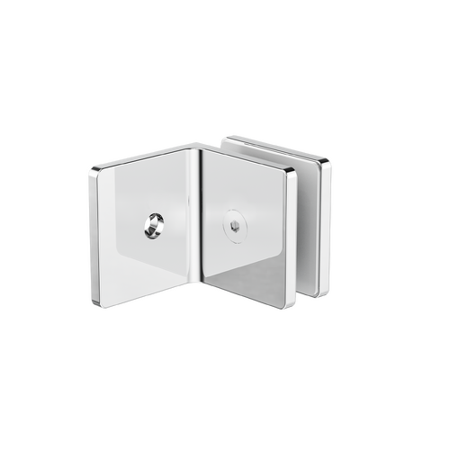 90 Degree Glass To Wall Bracket 10mm Glass